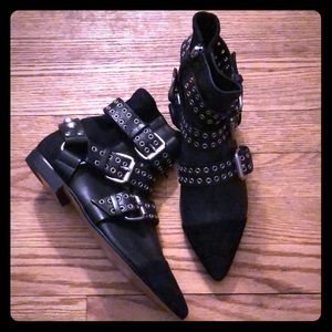 Isabel Marant - size 37 - strappy buckle bootie